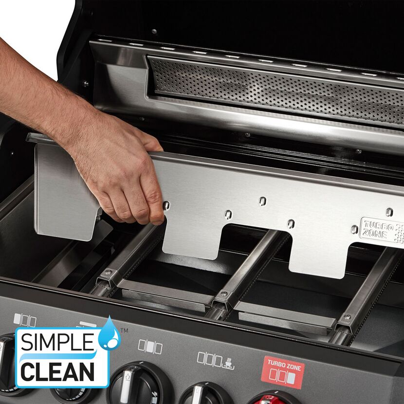 Gasgrill 'Monroe ProX 4 SIR Turbo Shadow' schwarz 153,5 x 58 x 118,5 cm – Bild 5