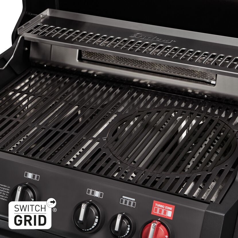 Gasgrill 'Monroe ProX 4 SIR Turbo Shadow' schwarz 153,5 x 58 x 118,5 cm – Bild 6