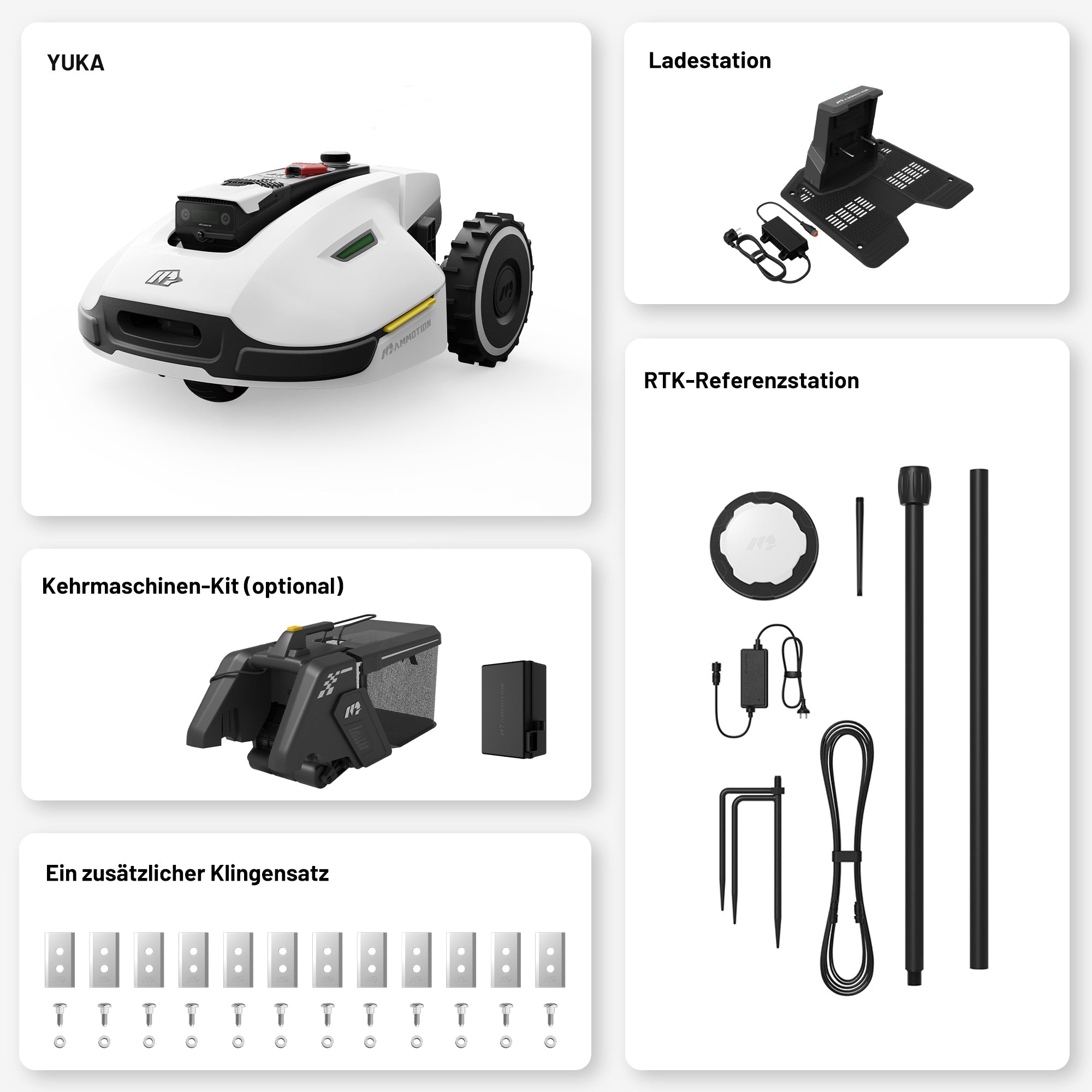 Mammotion YUKA Mähroboter KI-Navigation UltraSense 1000-3000m² – Bild 9