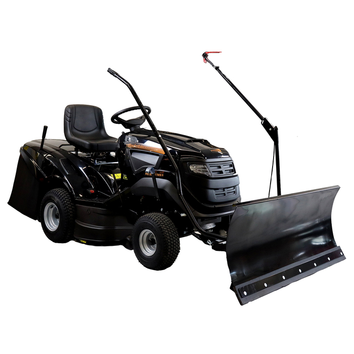 BLACK EDITION® PRO 220/102 Twin HK Rasentraktor inkl. Schneeschild 120 Plus