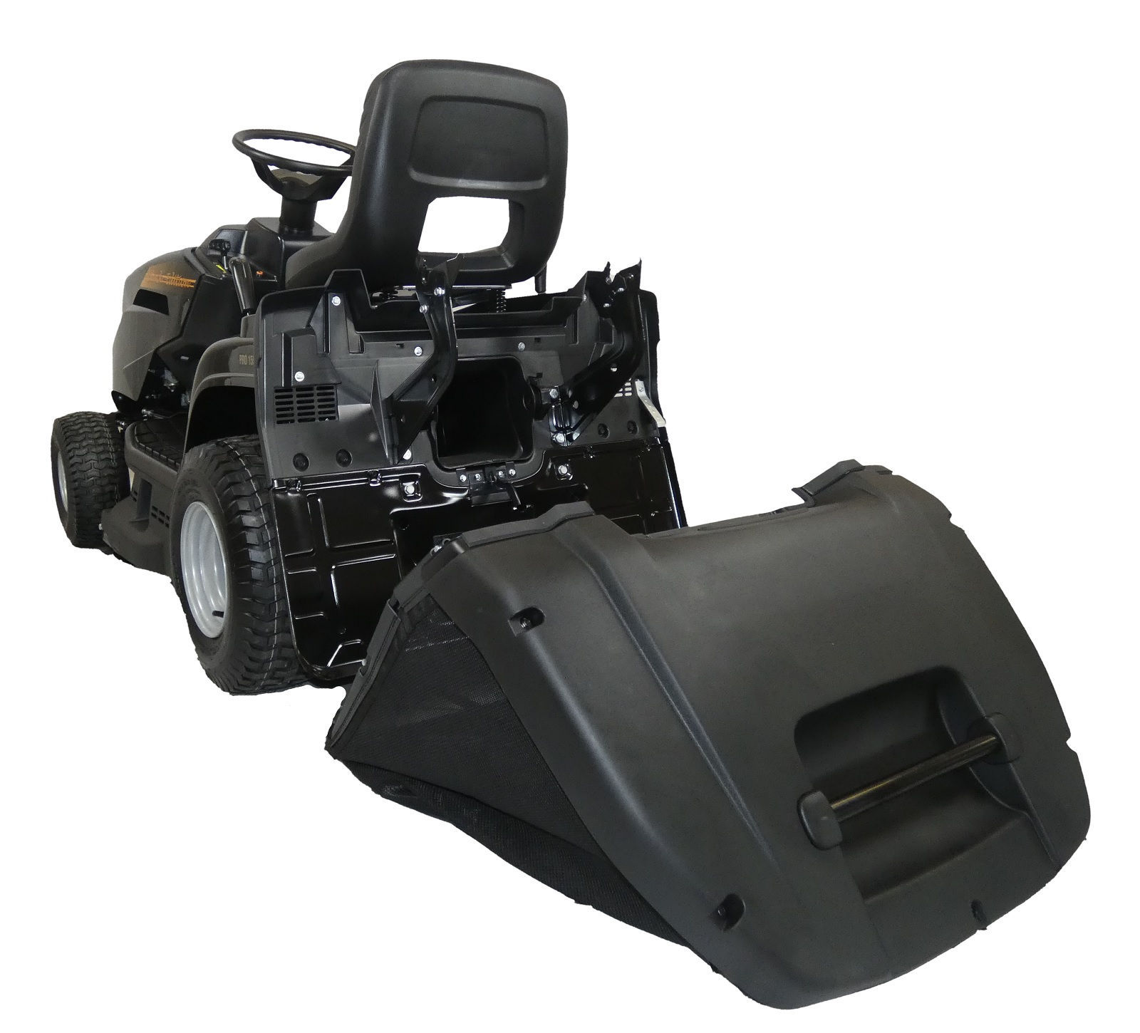 Black Edition PRO 155/84 Rasentraktor inkl. Mulchkit & Anhängerkupplung – Bild 4