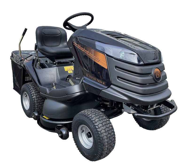 Black Edition BL 270/102 Twin H Rasentraktor inkl. Kehrmaschinenpaket tk540 – Bild 2