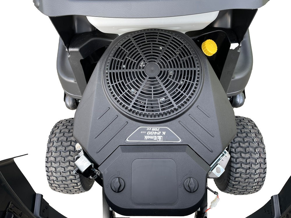 Black Edition BL 270/102 Twin H Rasentraktor inkl. Kehrmaschinenpaket tk540 – Bild 9