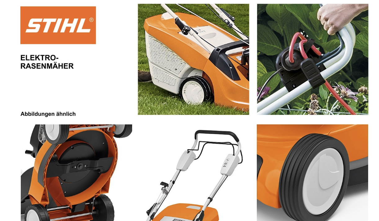 STIHL RME 235 Elektro-Rasenmäher – Bild 2
