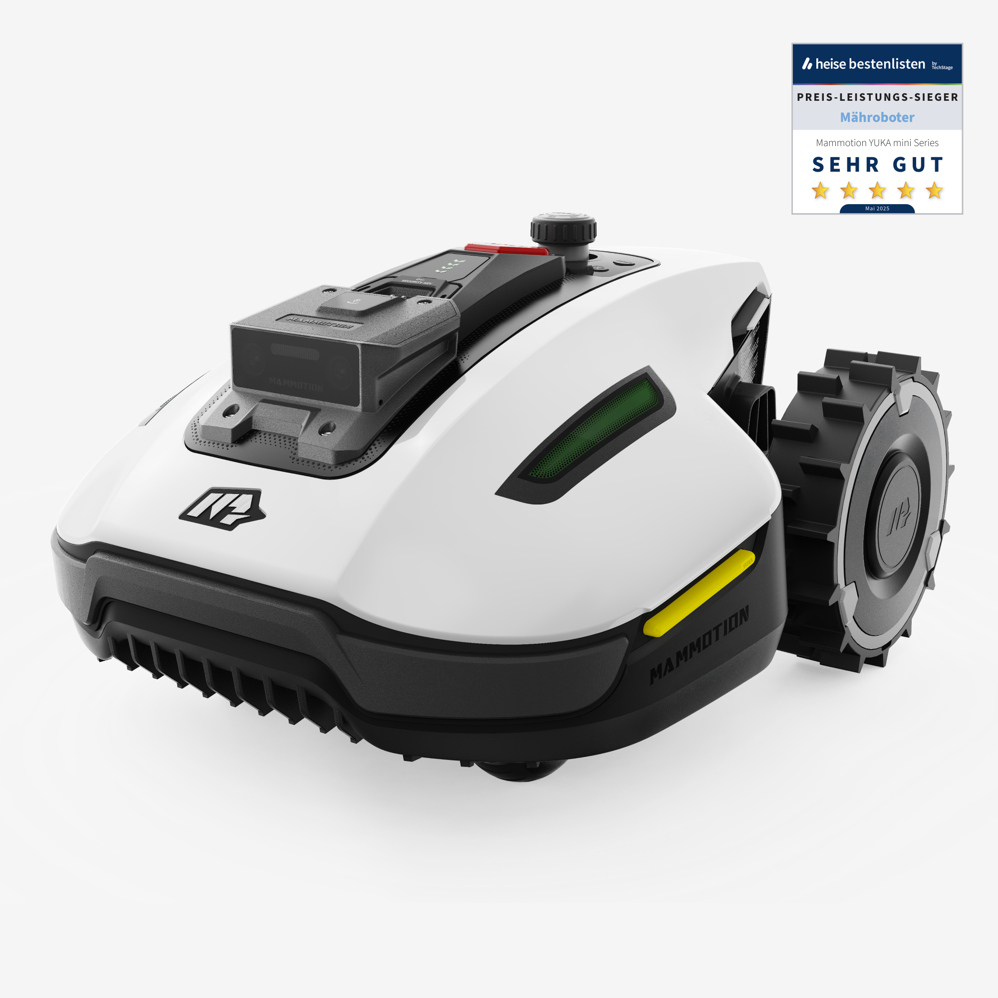 Mammotion YUKA mini Mähroboter mit KI-Kartierung und Hinderniserkennung