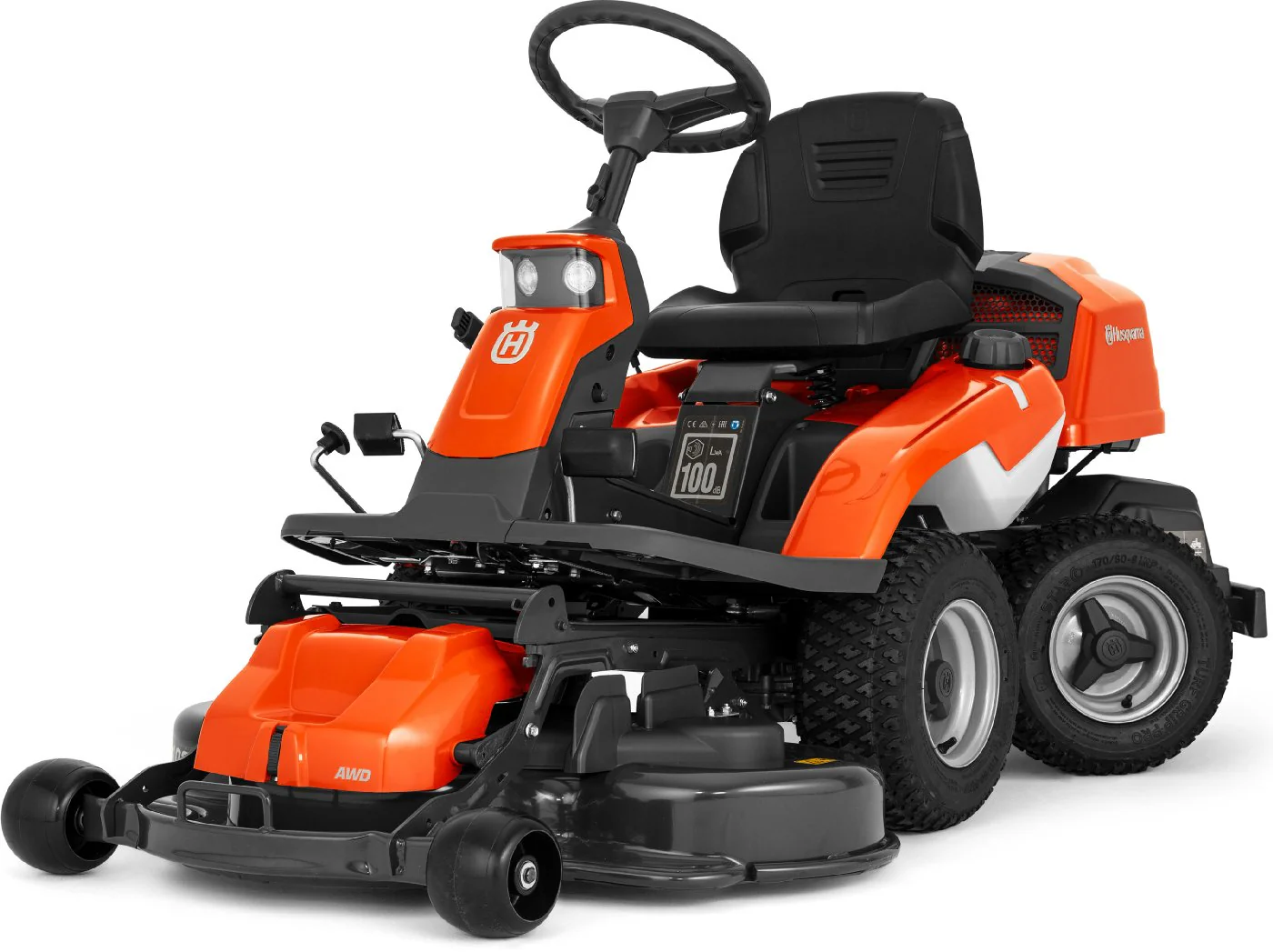 Husqvarna Profi-Frontmäher R 216T AWD Combi 94 Winterpaket mit Schneeschild und Gummileiste – Modell 2025