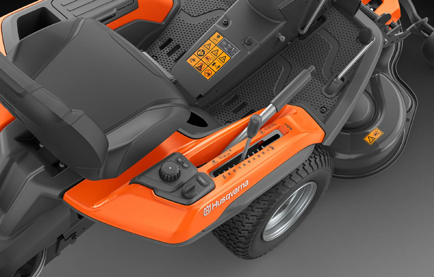 Husqvarna Akku-Frontmäher Rider 200iX – Grundgerät ohne Mähdeck – Modell 2025 – Bild 10