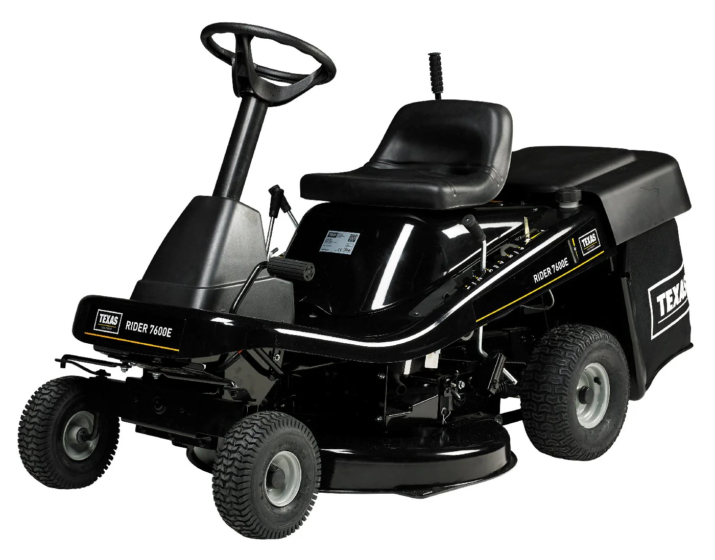 Texas Aufsitzmäher Rider 7600E 3in1 inkl. Mulchkit – Modell 2025