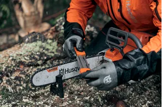 Husqvarna 2-in-1-Feilkit Kettensägen-Schärfwerkzeug Präzisions-Schärfhilfe für Motorsägenketten – Bild 3