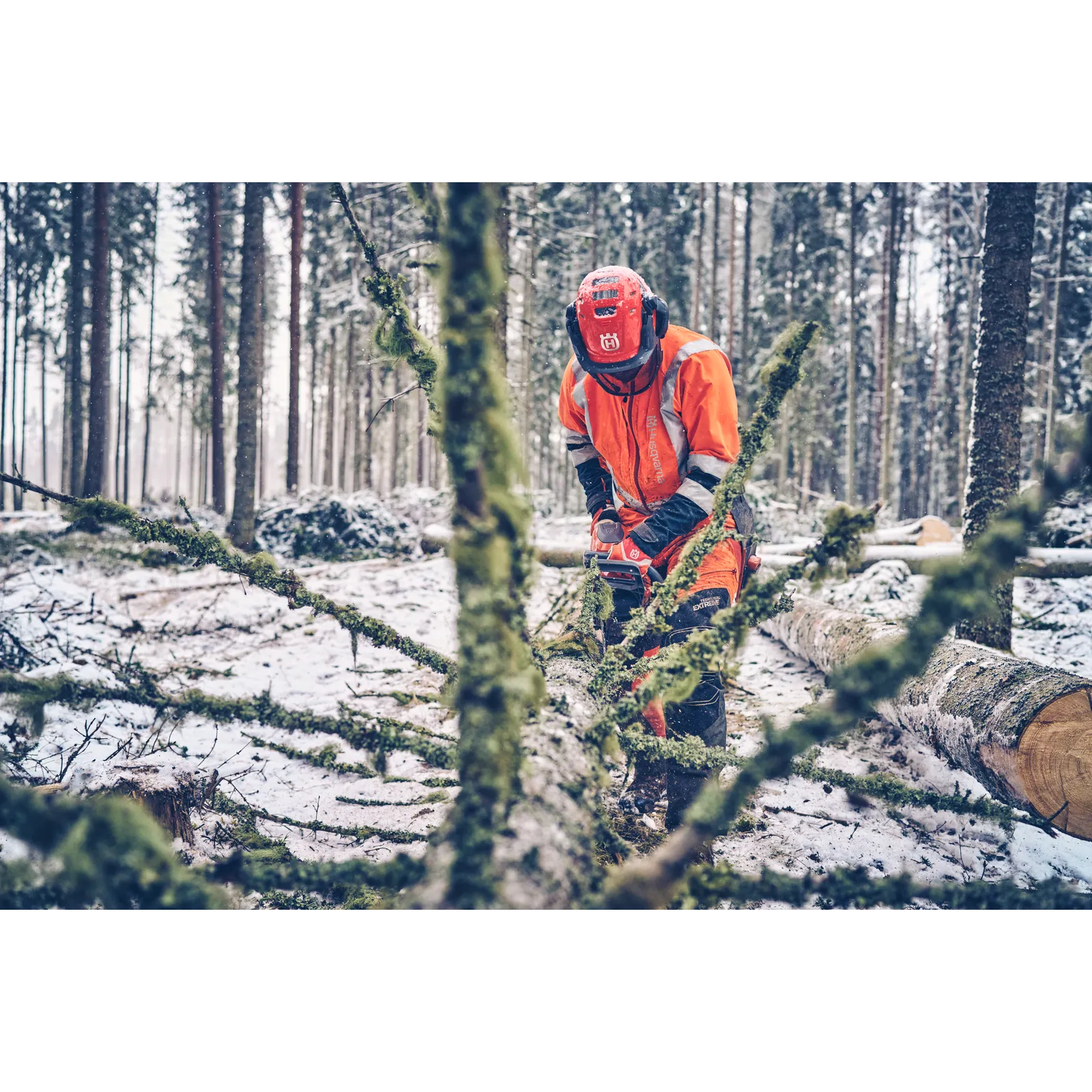 Husqvarna X-CUT S35G HM Motorsägenkette Halbmeißel für Professionelle Waldarbeit – Bild 2