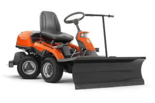 Husqvarna R300 Schneeräumschild für Aufsitzmäher Stahl 120 cm – Bild 3
