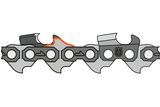 Husqvarna X-CUT S93G Halbmeißel Motorsägenkette 3/8" Mini 1.3mm – Bild 3