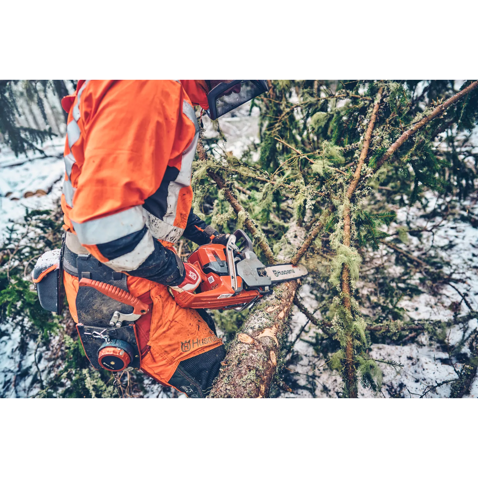 Husqvarna X-CUT S35G HM Motorsägenkette Halbmeißel für Professionelle Waldarbeit – Bild 3