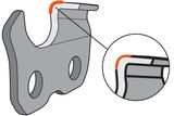 Husqvarna X-CUT S93G Halbmeißel Motorsägenkette 3/8" Mini 1.3mm – Bild 2
