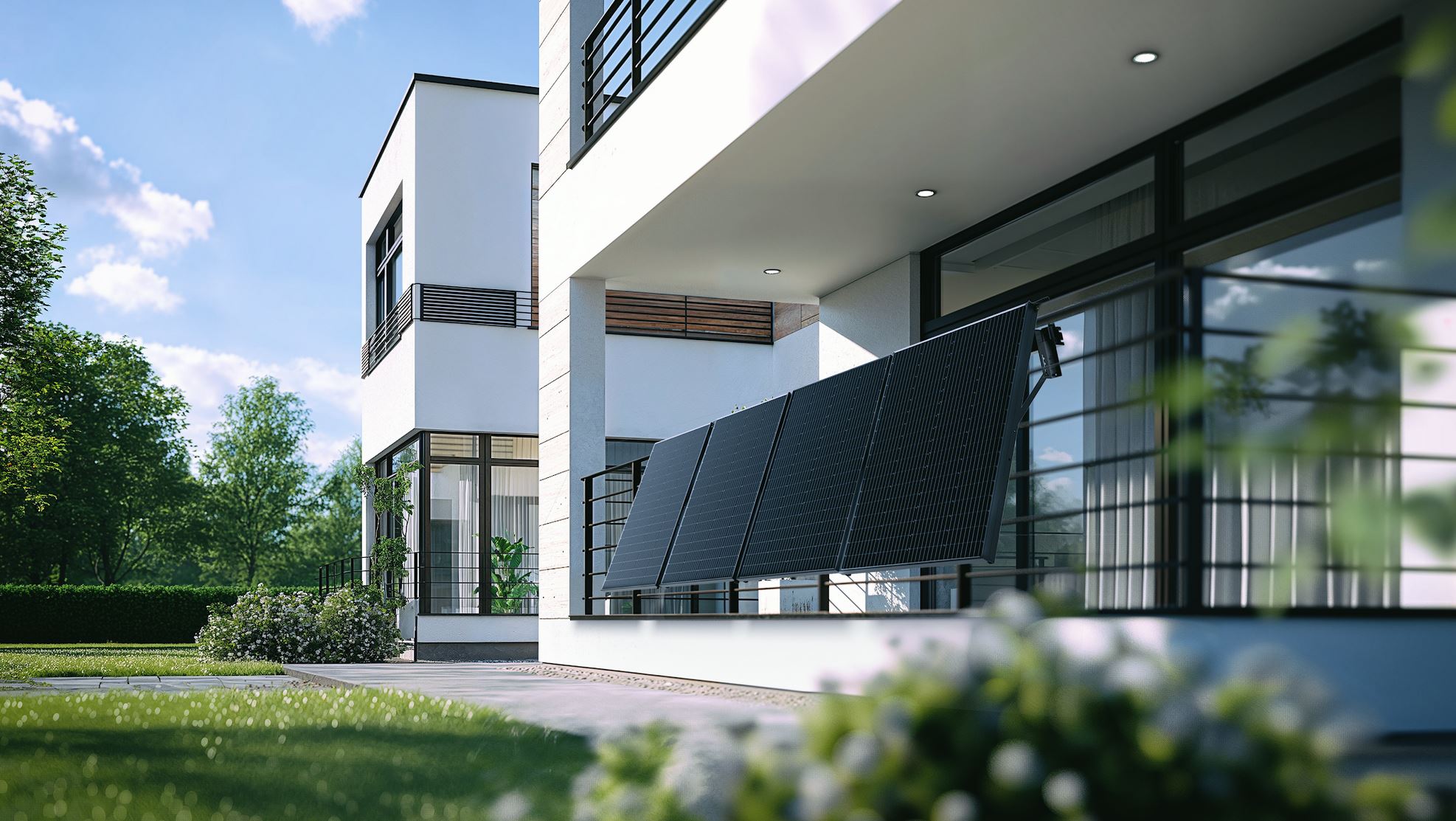 ⚡Balkonkraftwerk 800W mit Speicher⚡Sunshare Glory Balkon-Energiespeicher mit Hybrid-Wechselrichter 1.526 Wh + Gitterbalkonhalterung – Bild 4