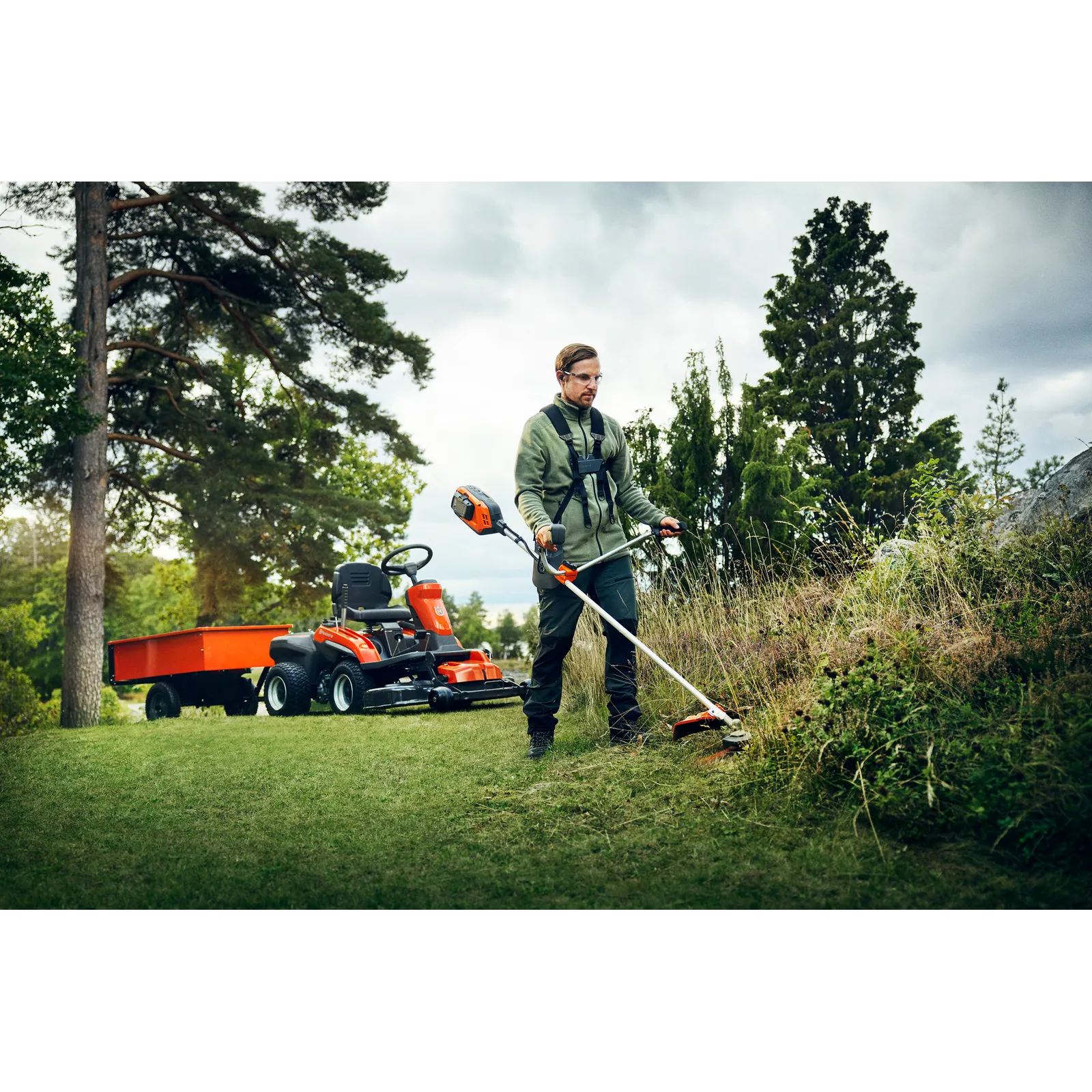 Husqvarna 325iR Akku-Motorsense 36V mit Bürstenlosem E-TORQ Motor – Bild 5