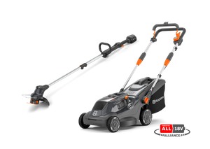 Husqvarna Aspire Akku Rasenmäher & Rasentrimmer Bundle Starter-Paket 18V